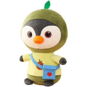 Плюшевая кукла с капюшоном Little Penguin высотой 25см/35см Mocha duck, Avocado