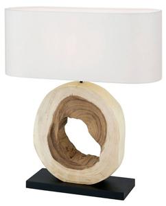 Настольная лампа Orion Leuchten NATHAN, коричневый - массив дерева - 20 x 63 x 55 см