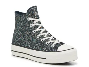 Кроссовки Chuck Taylor All Star High-Top Platform Sneaker Converse, цвет intothevoidblack_multicolor