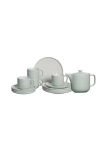 Набор посуды для кофе Ritzenhoff & Breker Jasper с чайником, 13 предметов, мятный