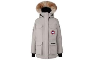 Экспедиционная пуховая куртка asia version, зимняя женская lime Canada Goose, серый