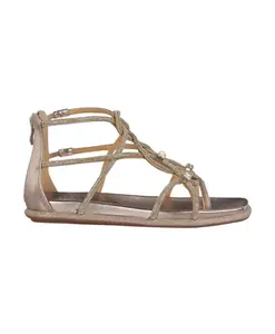 Плоские сандалии со сложными ремешками Alma En Pena, желтый