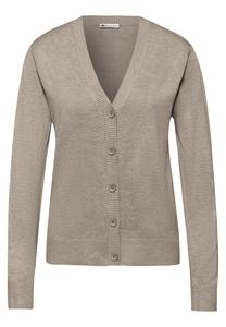 Вязаный кардиган STREET ONE, темно-бежевый