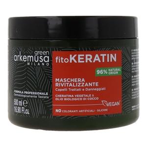 Маска для волос Arkemusa Green Keratin Mask 500 мл – питательное средство для ухода за волосами. Arkansas