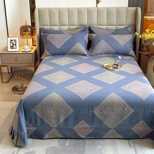 Antarctic Простыня из хлопка Синьцзян, 245х270 см, с закругленными углами, цвет Autumn Cool As Water