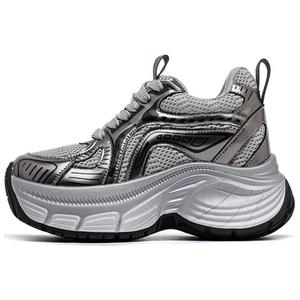 DAPHNE Низкие массивные кроссовки женские Silver Gray, цвет Silver Gray