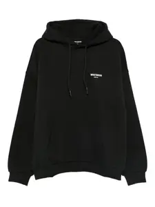 Худи с принтом логотипа Wrstbhvr, черный