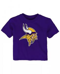Фиолетовая футболка с логотипом Minnesota Vikings Primary для мальчиков и девочек Outerstuff, фиолетовый