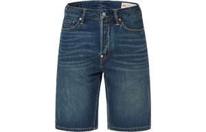 Джинсовые шорты мужские джинсовые синие Evisu, синий