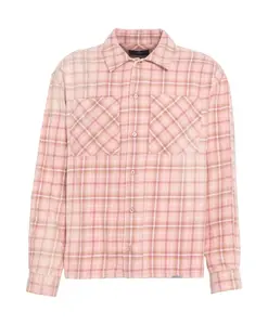 Клетчатая рубашка Represent, розовый