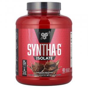 BSN, Syntha-6 Isolate, протеиновая смесь для приготовления напитка, шоколадный молочный коктейль, 1,82 кг (4,02 фунта)