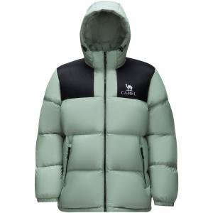 Теплая куртка из коллекции Fleece Collection Unisex CAMEL, sage зеленый/phantom черный