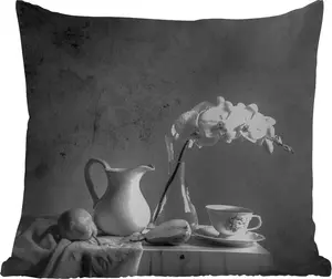 Подушка для улицы - Чайник - Натюрморт - 60 x 60 см - Устойчива к погодным условиям - Подушка для отдыха - Декоративная подушка - Подушка для сна MuchoWow