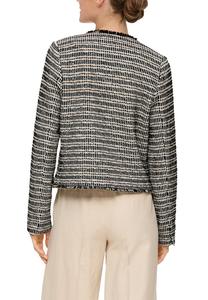 Кардиган BOUCLÉ MET EEN RECHT s.Oliver BLACK LABEL, черный