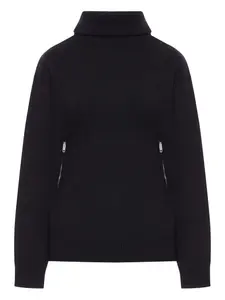 Джемпер из обработанного хлопка BALENCIAGA, черный