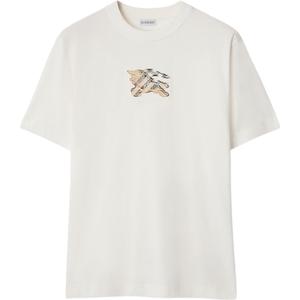 Футболка Ekd Check Cotton Burberry, белый