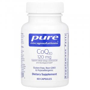 Pure Encapsulations, CoQ10, 120 мг, 60 капсул