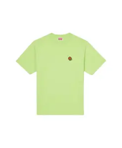 Вышитая поп-футболка зеленого цвета Kenzo, зеленый