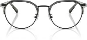 COACH Мужские очки для зрения Hc5193 Round, Satin Black/Demo Lens