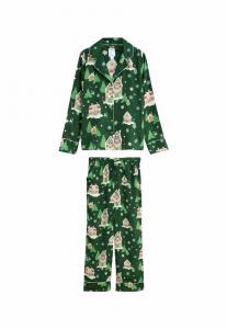 Пижамный комплект Next SET, Green Gingerbread/Green