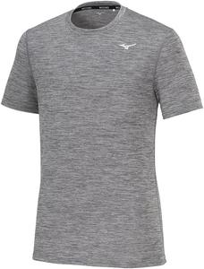 Мужская беговая футболка Mizuno J2MAA519, быстросохнущая, впитывающая пот, быстросохнущая