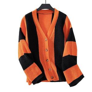 Женский повседневный кардиган в полоску Maxxis Merch, Orange