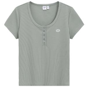 Футболка женская GAP, Cyan Teal