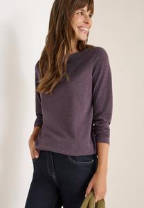 Топ Cecil Long sleeved top, Rot/Mottled Dark Purple