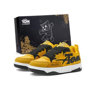 Кроссовки для скейтборда унисекс низкие Electra Желтый/Классический Черный Белый/Озерно-Синий/Жемчужно-Бежевый TALKING TOM, Черный Серый (с обновленной пряжкой)