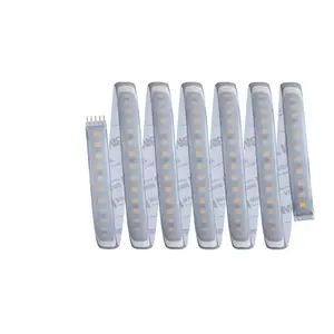 Светодиодная лента MaxLED 1000 Stripe 2,5 м IP44 с крышкой 2700K 29W 24V серебристый пластик 1 шт. Paulmann, серебристый