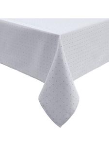 Redbest  Жаккардовая скатерть Alcona из смесовой хлопчатобумажной ткани серебристого цвета