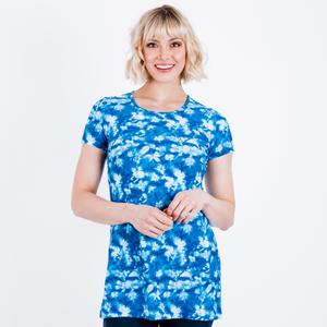 Женская удлиненная туника для плавания Anna Calypsa, цвет blue tie dye