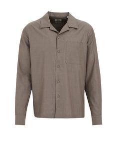Рубашка на пуговицах классического кроя WE Fashion, серый