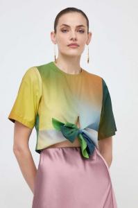 Хлопковая блузка Silvian Heach, мультиколор