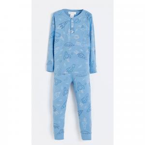 Детская пижама Skyward Snug Long Babycottons, синий