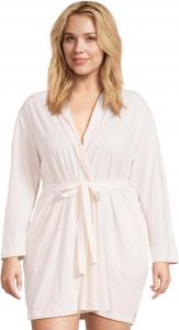 Женский натуральный халат Juliana больших размеров Skin, Powder Pink