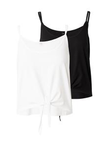 Топ ONLY MAY, черный/белый