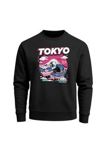 Толстовка Neverless FRONTPRINT MIT JAPAN TOKYO FUJI, Schwarz/Black