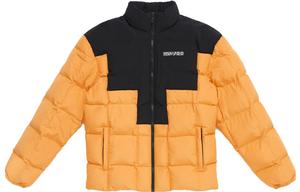 Marcelo Burlon Куртка-пуховик, Ochre Yellow