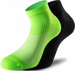 Беговые носки Lenz 3.0, Black/Green