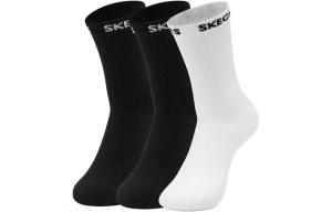 Унисекс носки Mid-Calf Skechers, 3 pack (черный+черный+белый)