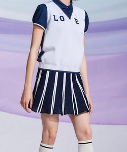 Юбка-клеш с перфорацией Archivio, цвет Navy(160)