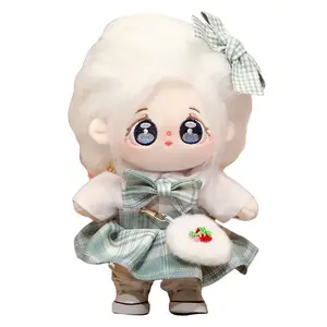 Мягкая и милая кукла из хлопка плюшевая кукла высотой 20 см CHUNTUSHU, зеленый