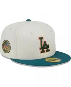 Мужская кремовая кепка Los Angeles Dodgers Chrome Evergreen 59FIFTY приталенная кепка New Era
