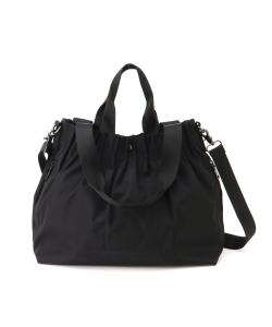 Сумка из нейлона с тремя отделениями, складывающаяся в три слоя, с тремя отделениями Three Four Time, цвет Black