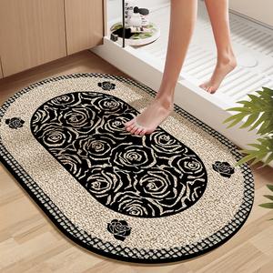 Dajiang Ковер 45х70 см для ванной, впитывающий, нескользящий, из диатомита, толщина 3 мм, Economy Version