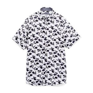 Мальчиковая рубашка slim fit с цветочным принтом Elie Balleh