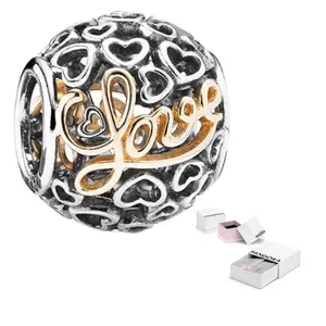 Pandora Silver Gold Jewelry Accessories Unisex Silver