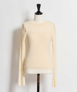 Вязаный свитер с вырезом на плече Noela, цвет Yellow