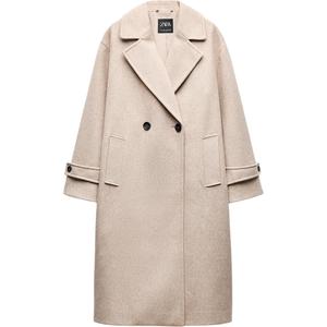 ZARA Женское пальто бежевое, Beige